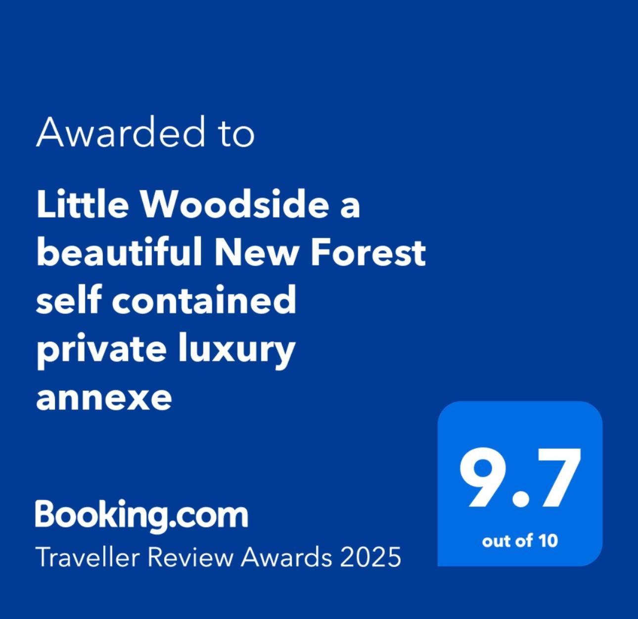 ניו מילטון Little Woodside A Beautiful New Forest Self Contained Private Luxury Annexe מראה חיצוני תמונה